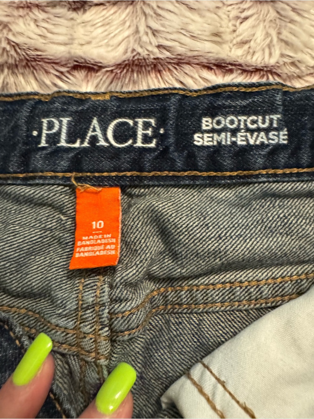 The Children's Place Blue Denim Bootcut boy’s Jeans.